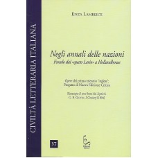 Negli annali delle nazioni  Foscolo dal "queto Lario" a Hollandhouse